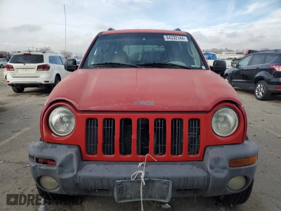2002 Jeep Liberty Sport with VIN 1J4GL48K52W163871, listed as a Copart auction lot 48148225 with 217,151 mi miles and Salvage Title. Bid and sale history available at carsss.com. Image 5.