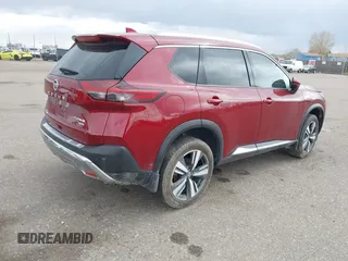 2021 Nissan Rogue Platinum with VIN JN8AT3DDXMW310514, listed as a IAAI auction lot 41836812 with 73,125 mi miles and . Bid and sale history available at DreamBid. Image 4.