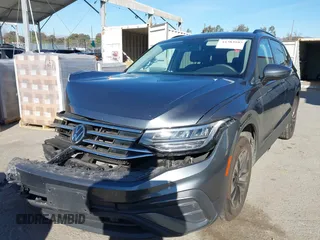 2022 Volkswagen Tiguan S with VIN 3VV1B7AX9NM055507, listed as a IAAI auction lot 41383597 with 25,546 mi miles and . Bid and sale history available at DreamBid. Image 18.