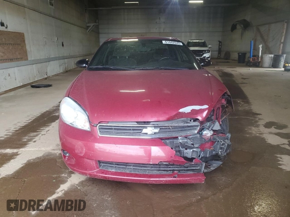 2006 Chevrolet Monte Carlo LT 3.5L with VIN 2G1WM16K769413912, listed as a Copart auction lot 61442645 with 144,058 mi miles and Clean title. Bid and sale history available at DreamBid. Image 5.