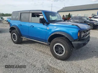 2023 Ford Bronco with VIN 1FMEE5DP3PLC10866, listed as a Copart auction lot 54316255 with 24,205 mi miles and Salvage title. Bid and sale history available at DreamBid. Image 4.