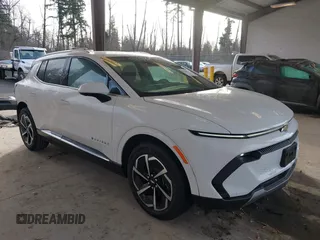2024 Chevrolet Equinox EV LT z VIN 3GN7DLRP4RS247183, wystawiony jako IAAI lot #41510912 z przebiegiem 5626 mil mil oraz . Historia ofert i sprzedaży dostępna na DreamBid. Obrazek 1.