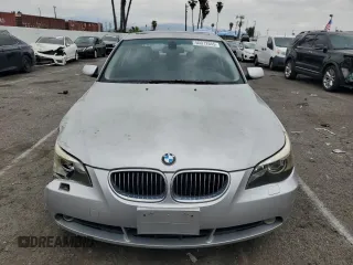 2006 BMW 5 Series 530i with VIN WBANE73546CM42338, listed as a Copart auction lot 50972655 with 133,483 mi miles and Salvage Title. Bid and sale history available at carsss.com. Image 5.