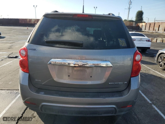 2012 Chevrolet Equinox LT w/1LT with VIN 2GNFLEEK5C6395613, listed as a Copart auction lot 42378115 with 106,211 mi miles and Salvage Title. Bid and sale history available at carsss.com. Image 6.