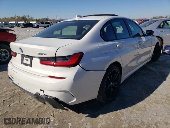 2020 BMW 3 Series 330i xDrive with VIN 3MW5R7J01L8B27074, listed as a Copart auction lot 66832942 with Not Provided miles and . Bid and sale history available at DreamBid. Image 4.