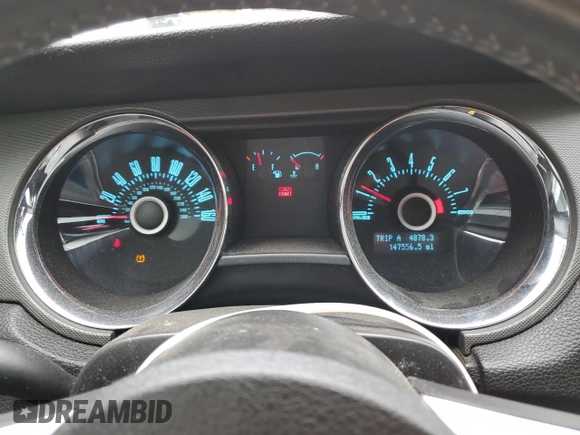 2013 Ford Mustang GT with VIN 1ZVBP8CF5D5232330, listed as a Copart auction lot 53257485 with 147,556 mi miles and Salvage title. Bid and sale history available at DreamBid. Image 9.
