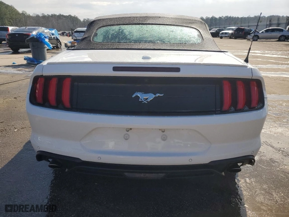 2019 Ford Mustang EcoBoost with VIN 1FATP8UHXK5171227, listed as a Copart auction lot 46098325 with NaN miles and Salvage Title. Bid and sale history available at carsss.com. Image 6.