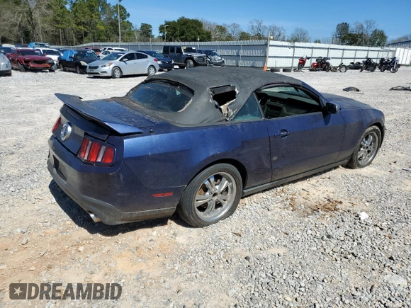 2012 Ford Mustang V6 with VIN 1ZVBP8EMXC5263941, listed as a Copart auction lot 48041055 with 180,437 mi miles and Clean Title. Bid and sale history available at carsss.com. Image 3.