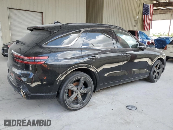 2022 Genesis GV70 2.5T with VIN KMUMADTB5NU034130, listed as a Copart auction lot 55062135 with Not Provided miles and Salvage Title. Bid and sale history available at DreamBid. Image 3.