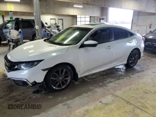 2020 Honda Civic EX-L z VIN 19XFC1F75LE015178, wystawiony jako Copart lot #86828774 z przebiegiem 93 370 mil mil oraz Szkoda całkowita • Salvage title. Historia ofert i sprzedaży dostępna na DreamBid. Obrazek 1.
