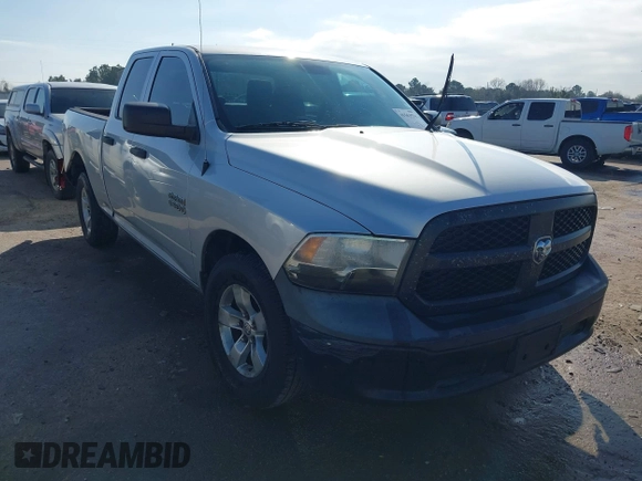 2014 Ram 1500 Tradesman with VIN 1C6RR6FG8ES314972, listed as a IAAI auction lot 41563554 with 233,285 mi miles and . Bid and sale history available at DreamBid. Image 1.