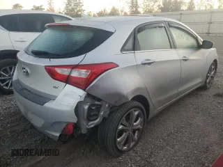 2013 Hyundai Elantra GT with VIN KMHD35LE4DU117801, listed as a Copart auction lot 74888134 with 97,453 mi miles and Salvage Title. Bid and sale history available at carsss.com. Image 3.