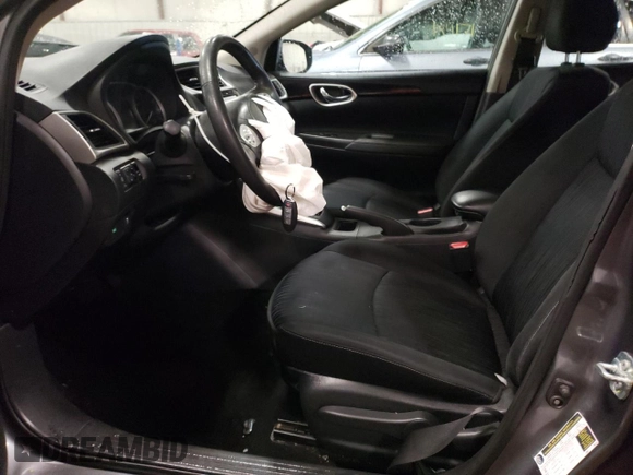 2019 Nissan Sentra SV with VIN 3N1AB7AP0KL606703, listed as a Copart auction lot 45501465 with 53,682 mi miles and Clean Title. Bid and sale history available at DreamBid. Image 7.