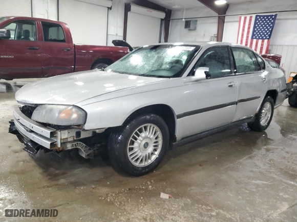 2001 Chevrolet Impala with VIN 2G1WF55E719350817, listed as a Copart auction lot 43957165 with 191,323 mi miles and Salvage Title. Bid and sale history available at carsss.com. Image 1.