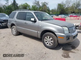 2008 Mercury Mountaineer with VIN 4M2EU47EX8UJ06182, listed as a IAAI auction lot 42104679 with 121,918 mi miles. Bid and sale history available at carsss.com. Image 1.