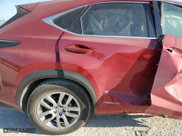 2015 Lexus NX 300h with VIN JTJYWRBZ7F2003523, listed as a Copart auction lot 74319464 with 73,217 mi miles and Salvage Title. Bid and sale history available at carsss.com. Image 11.