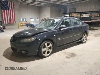 2005 Mazda 3 s with VIN JM1BK123551340083, listed as a Copart auction lot 52298315 with 115,531 mi miles and Clean Title. Bid and sale history available at DreamBid. Image 1.
