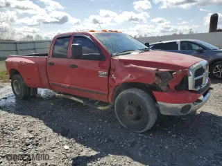 2007 Dodge Ram 3500 SLT with VIN 3D7ML48C07G710333, listed as a Copart auction lot 46603565 with 302,985 mi miles and Salvage Title. Bid and sale history available at carsss.com. Image 4.