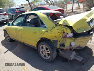 2001 Audi A4 with VIN WAUDH68D91A108484, listed as a IAAI auction lot 42293264 with 125,947 mi miles and . Bid and sale history available at DreamBid. Image 3.