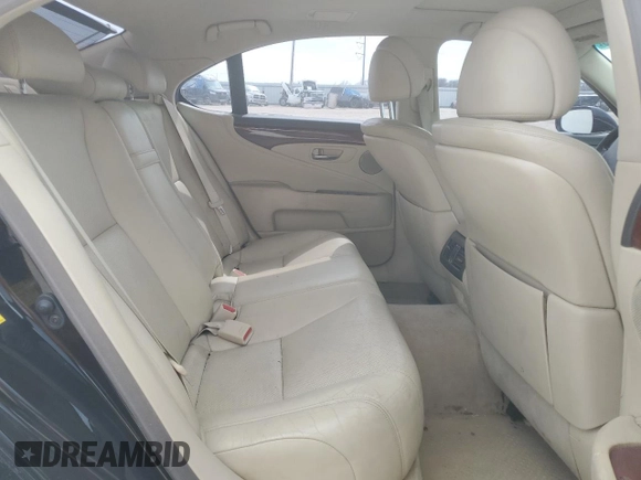 2011 Lexus LS 460 z VIN JTHBL5EF1B5104611, wystawiony jako Copart lot #49209505 z przebiegiem 155 503 mil mil oraz Szkoda całkowita • Salvage title. Historia ofert i sprzedaży dostępna na DreamBid. Obrazek 10.