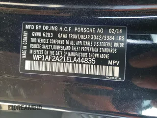 2014 Porsche Cayenne Diesel z VIN WP1AF2A21ELA44835, wystawiony jako Copart lot #47363865 z przebiegiem 120 036 mil mil oraz Szkoda całkowita • Salvage title. Historia ofert i sprzedaży dostępna na DreamBid. Obrazek 14.