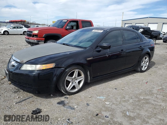 2004 Acura TL with VIN 19UUA66284A072995, listed as a Copart auction lot 50259975 with 229,155 mi miles and Salvage Title. Bid and sale history available at carsss.com. Image 1.