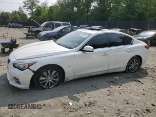 2017 Infiniti Q50 Premium z VIN JN1EV7AP1HM734018, wystawiony jako Copart lot #59952405 z przebiegiem 101 472 mil mil oraz Szkoda całkowita • Salvage title. Historia ofert i sprzedaży dostępna na DreamBid. Obrazek 1.