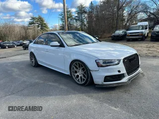 2015 Audi S4 Premium Plus with VIN WAUBGAFL6FA001584, listed as a Copart auction lot 83120324 with 196,598 mi miles and Clean Title. Bid and sale history available at carsss.com. Image 4.