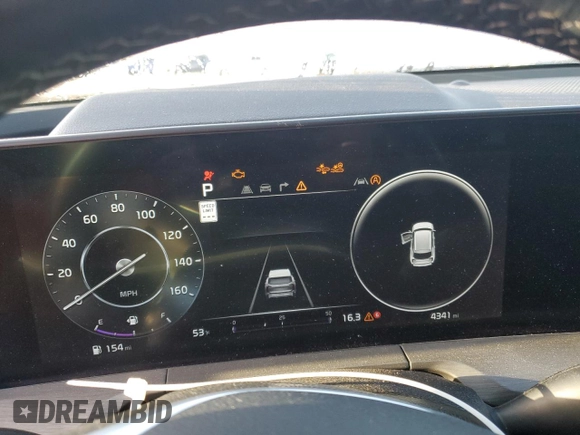 2024 Kia Telluride SX Prestige with VIN 5XYP5DGC7RG514765, listed as a Copart auction lot 84893694 with 4,341 mi miles and Salvage title. Bid and sale history available at DreamBid. Image 9.
