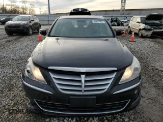 2013 Hyundai Genesis 3.8L with VIN KMHGC4DDXDU216586, listed as a Copart auction lot 46252005 with 166,975 mi miles and Salvage Title. Bid and sale history available at carsss.com. Image 5.