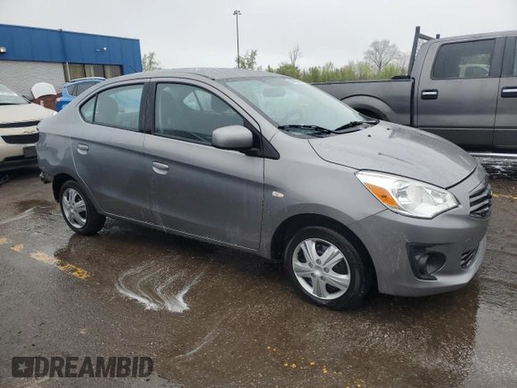 2017 Mitsubishi Mirage ES z VIN ML32F3FJ6HH003669, wystawiony jako Copart lot #55512845 z przebiegiem 110 761 mil mil oraz Tytuł czysty. Historia ofert i sprzedaży dostępna na DreamBid. Obrazek 4.