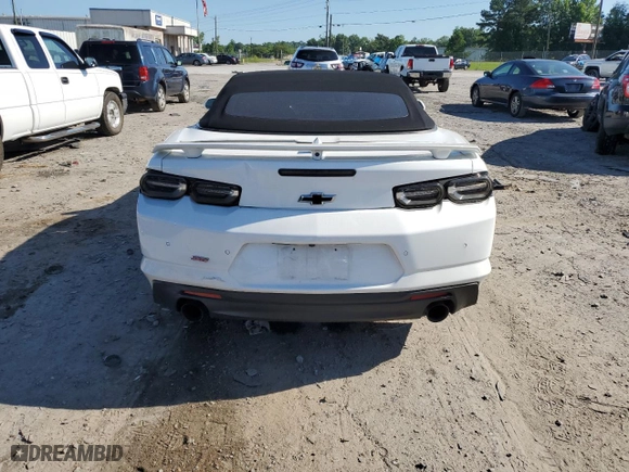 2019 Chevrolet Camaro 2SS with VIN 1G1FH3D74K0129768, listed as a Copart auction lot 58013964 with 52,531 mi miles and Salvage Title. Bid and sale history available at carsss.com. Image 6.