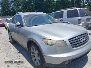 2005 Infiniti FX with VIN JNRAS08W35X203311, listed as a IAAI auction lot 42567657 with Not provided miles and . Bid and sale history available at DreamBid. Image 1.