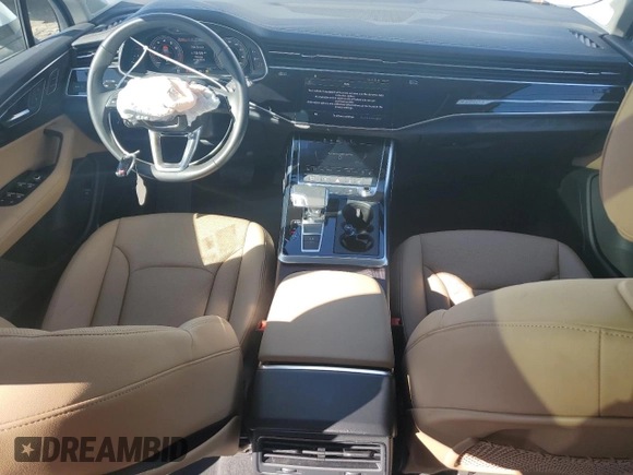 2024 Audi Q7 Premium Plus with VIN WA1LCBF75RD000760, listed as a Copart auction lot 48497635 with 16,419 mi miles and Salvage Title. Bid and sale history available at carsss.com. Image 8.