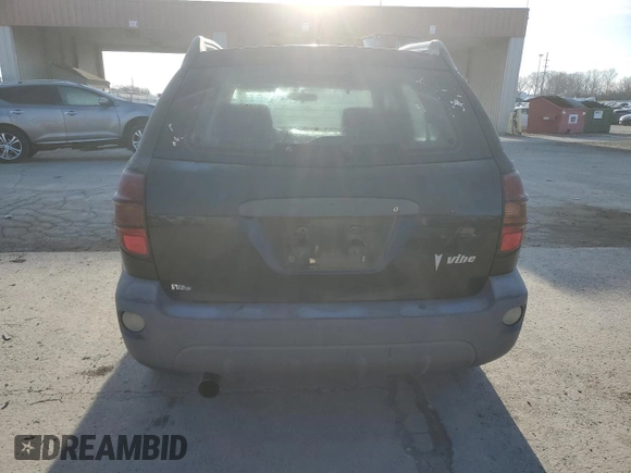2006 Pontiac Vibe with VIN 5Y2SL65806Z444419, listed as a Copart auction lot 50120835 with 299,999 mi miles and Salvage Title. Bid and sale history available at DreamBid. Image 6.