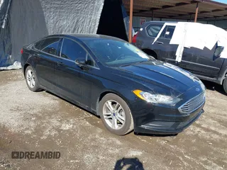 2018 Ford Fusion SE with VIN 3FA6P0HD4JR189157, listed as a IAAI auction lot 41722313 with 133,494 mi miles. Bid and sale history available at carsss.com. Image 1.
