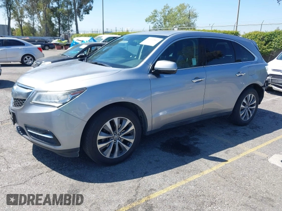 2016 Acura MDX w/Tech with VIN 5FRYD4H42GB030732, listed as a IAAI auction lot 41993867 with 152,279 mi miles. Bid and sale history available at carsss.com. Image 18.