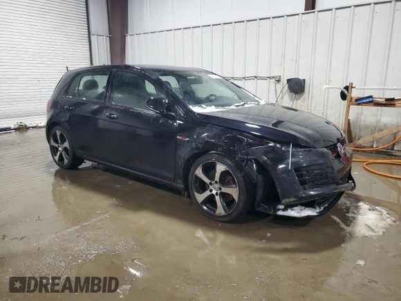 2015 Volkswagen Golf GTI SE with VIN 3VW5T7AU0FM015835, listed as a Copart auction lot 86731164 with 109,894 mi miles and Salvage Title. Bid and sale history available at carsss.com. Image 4.
