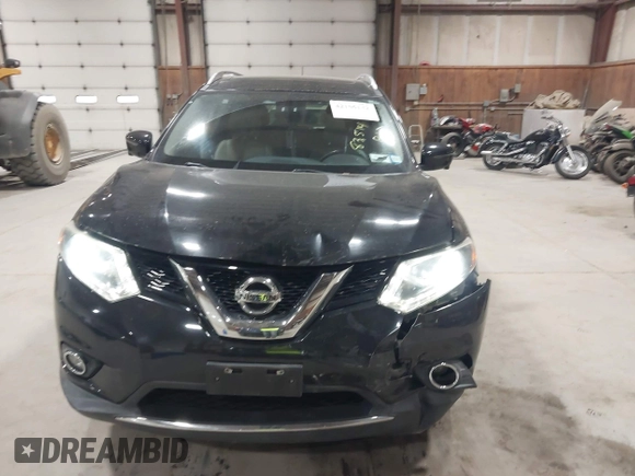 2016 Nissan Rogue SL with VIN 5N1AT2MV9GC755584, listed as a IAAI auction lot 42106132 with 83,514 mi miles and . Bid and sale history available at DreamBid. Image 12.