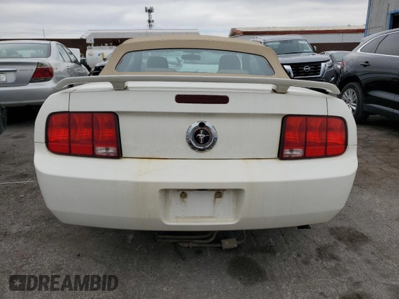 2006 Ford Mustang Standard with VIN 1ZVFT84N865110969, listed as a Copart auction lot 48632215 with 137,986 mi miles and Clean Title. Bid and sale history available at carsss.com. Image 6.