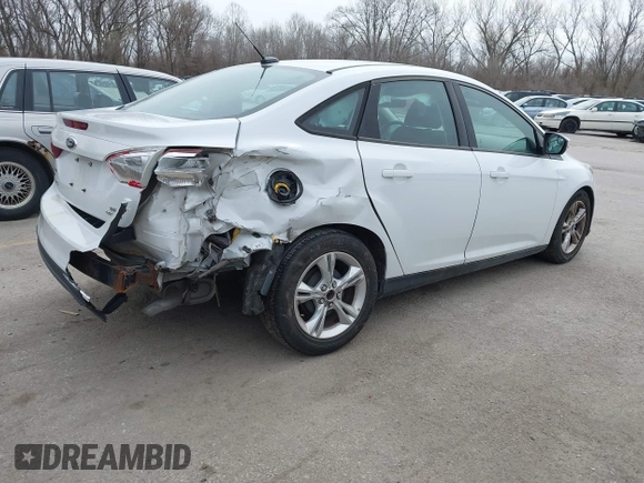 2014 Ford Focus SE with VIN 1FADP3F27EL312920, listed as a IAAI auction lot 41861414 with 150,171 mi miles. Bid and sale history available at carsss.com. Image 4.