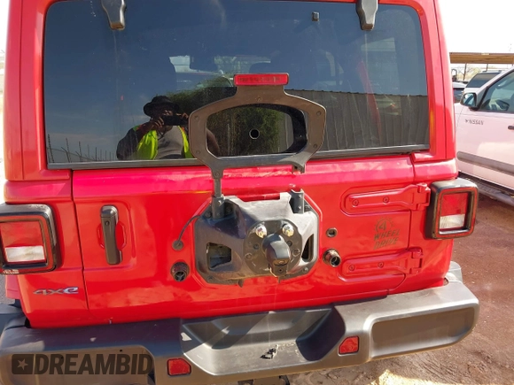2024 Jeep Wrangler Sport S with VIN 1C4RJXN64RW141013, listed as a IAAI auction lot 42806441 with 5,893 mi miles and . Bid and sale history available at DreamBid. Image 18.