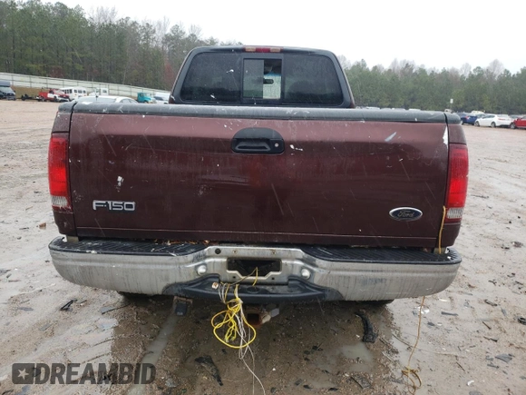 2000 Ford F-150 XL with VIN 1FTRX18L4YNA99427, listed as a Copart auction lot 49718795 with 0 mi miles and Salvage Title. Bid and sale history available at carsss.com. Image 6.