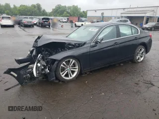 2018 BMW 3 Series 330i xDrive with VIN WBA8D9G59JNU73023, listed as a Copart auction lot 58661585 with 77,768 mi miles and Salvage title. Bid and sale history available at DreamBid. Image 1.