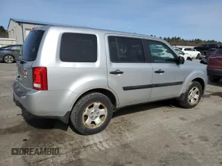 2012 Honda Pilot LX with VIN 5FNYF4H24CB082609, listed as a Copart auction lot 48785905 with 249,120 mi miles and Salvage Title. Bid and sale history available at carsss.com. Image 3.