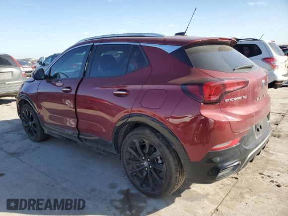 2025 Buick Encore GX Sport Touring with VIN KL4AMDSL5SB021788, listed as a Copart auction lot 50718585 with 6,597 mi miles and Salvage title. Bid and sale history available at DreamBid. Image 2.