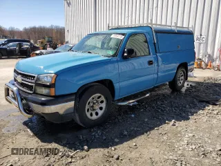 2006 Chevrolet Silverado 1500 Work Truck with VIN 1GCEC14X96Z237293, listed as a Copart auction lot 49994175 with 216,013 mi miles and Salvage Title. Bid and sale history available at carsss.com. Image 1.