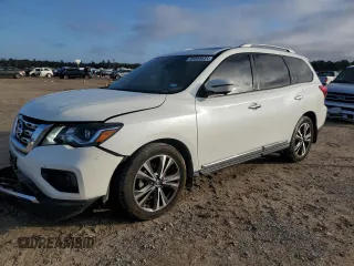 2020 Nissan Pathfinder Platinum with VIN 5N1DR2DN4LC636072, listed as a Copart auction lot 85895634 with 62,497 mi miles and Salvage title. Bid and sale history available at DreamBid. Image 1.