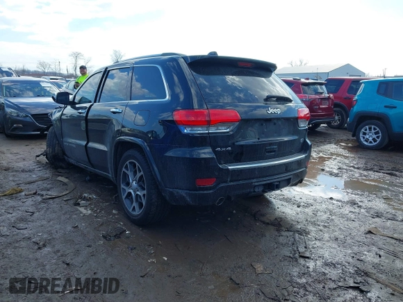 2019 Jeep Grand Cherokee Overland with VIN 1C4RJFCGXKC688543, listed as a IAAI auction lot 41643678 with 65,182 mi miles. Bid and sale history available at carsss.com. Image 3.