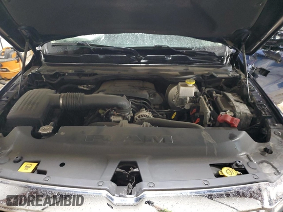 2019 Ram 1500 Big Horn z VIN 1C6SRFFT1KN803206, wystawiony jako Copart lot #57839865 z przebiegiem 58 349 mil mil oraz Szkoda całkowita • Salvage title. Historia ofert i sprzedaży dostępna na DreamBid. Obrazek 11.
